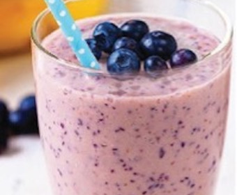 Blueberry Almond Milk