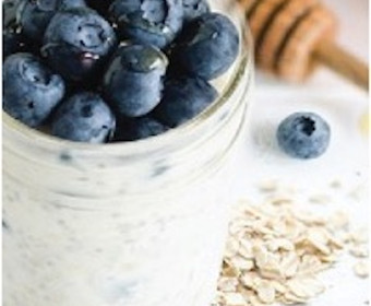 Almond Blueberry Maple Oatmeal