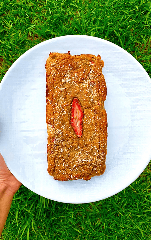 Strawberry Chia Protein Loaf 