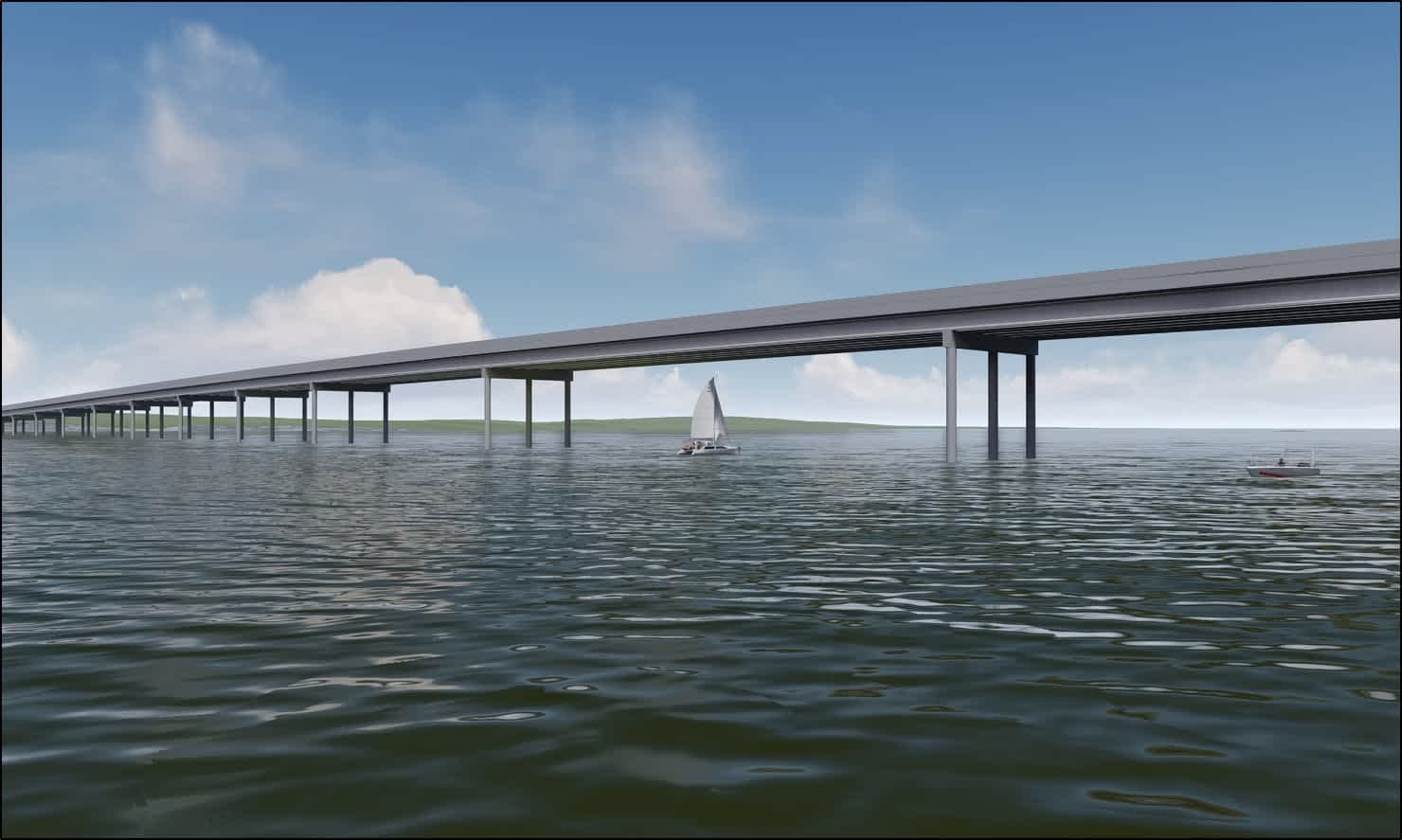 Rendering of the Underside of Future Hwy 34 Bridge