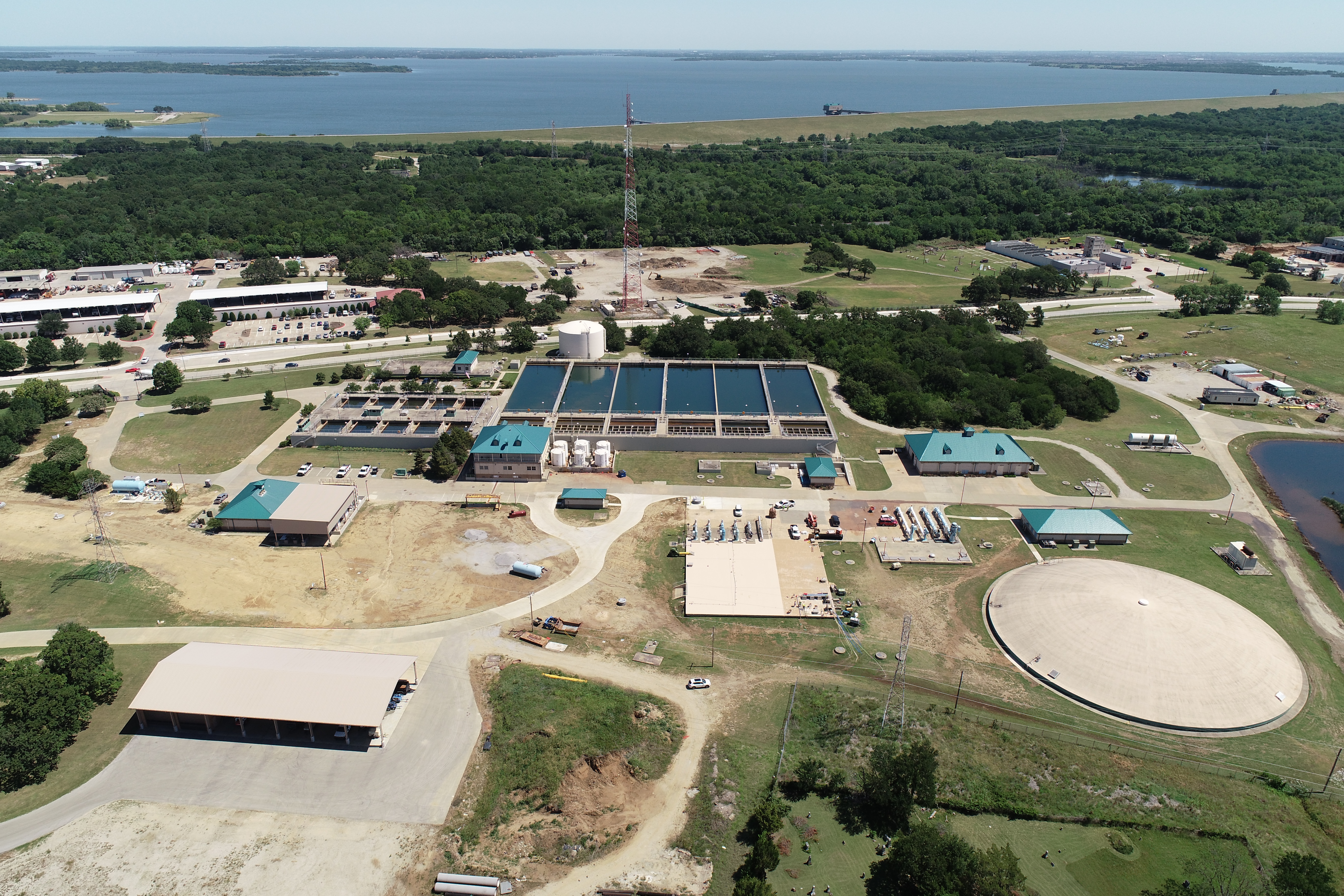 Taylor Plant with Lewisville Lake