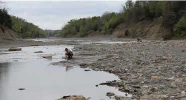 Fossil Hunting in River