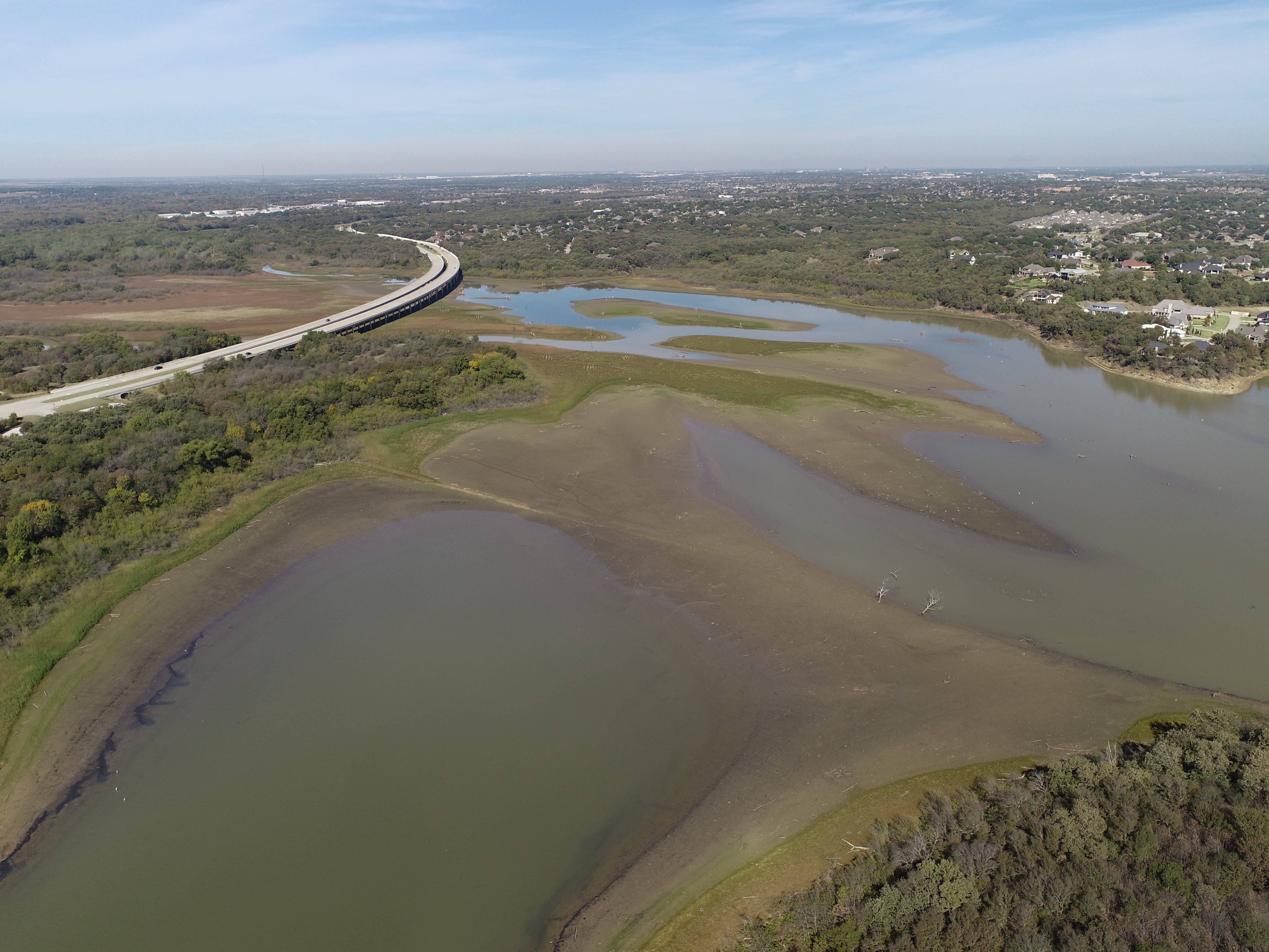 Lewisville Lake low level