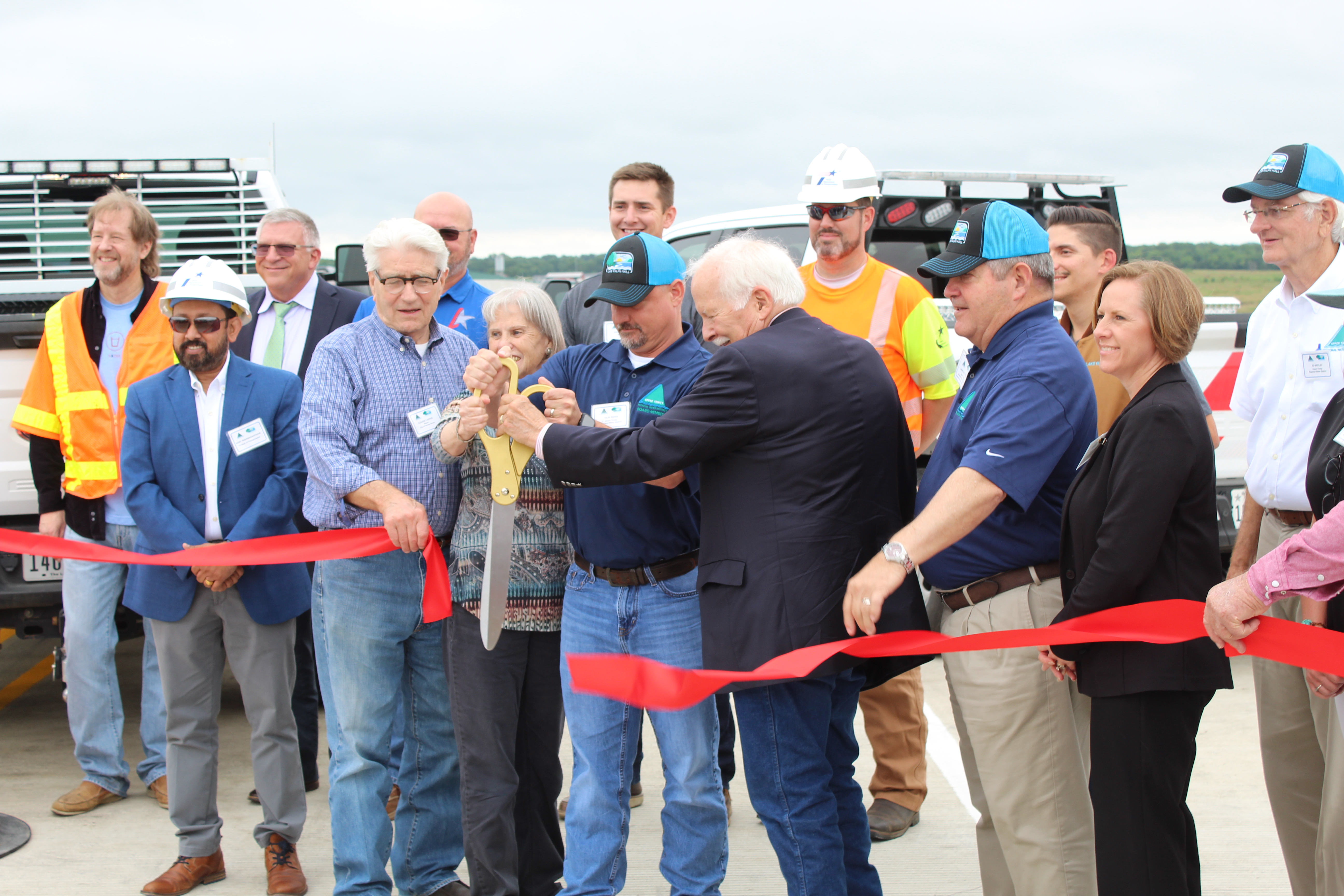 Hwy 34 bridge ribbon cutting