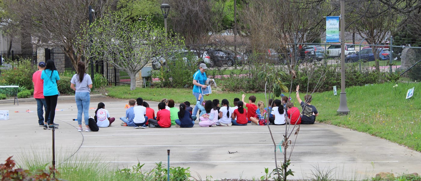 Students learning about the UTRWD water system