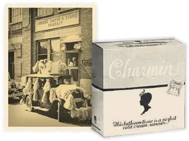 Emballage Charmin de 1928 Emballage Charmin de 1928