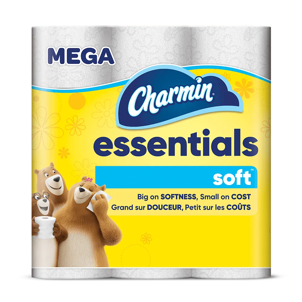 Mega Roll in its Essentials soft package
