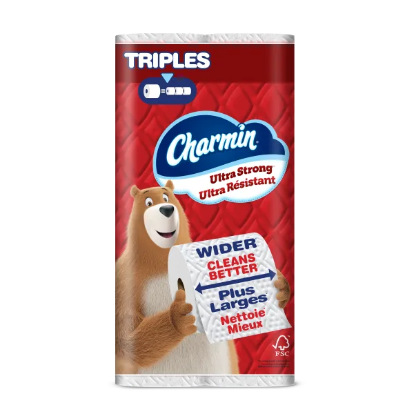 Emballage de rouleaux Triples Ultra Strong