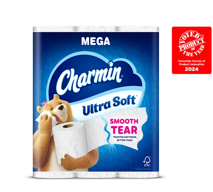 Mega Roll in its Ultra Soft Smooth Tear package