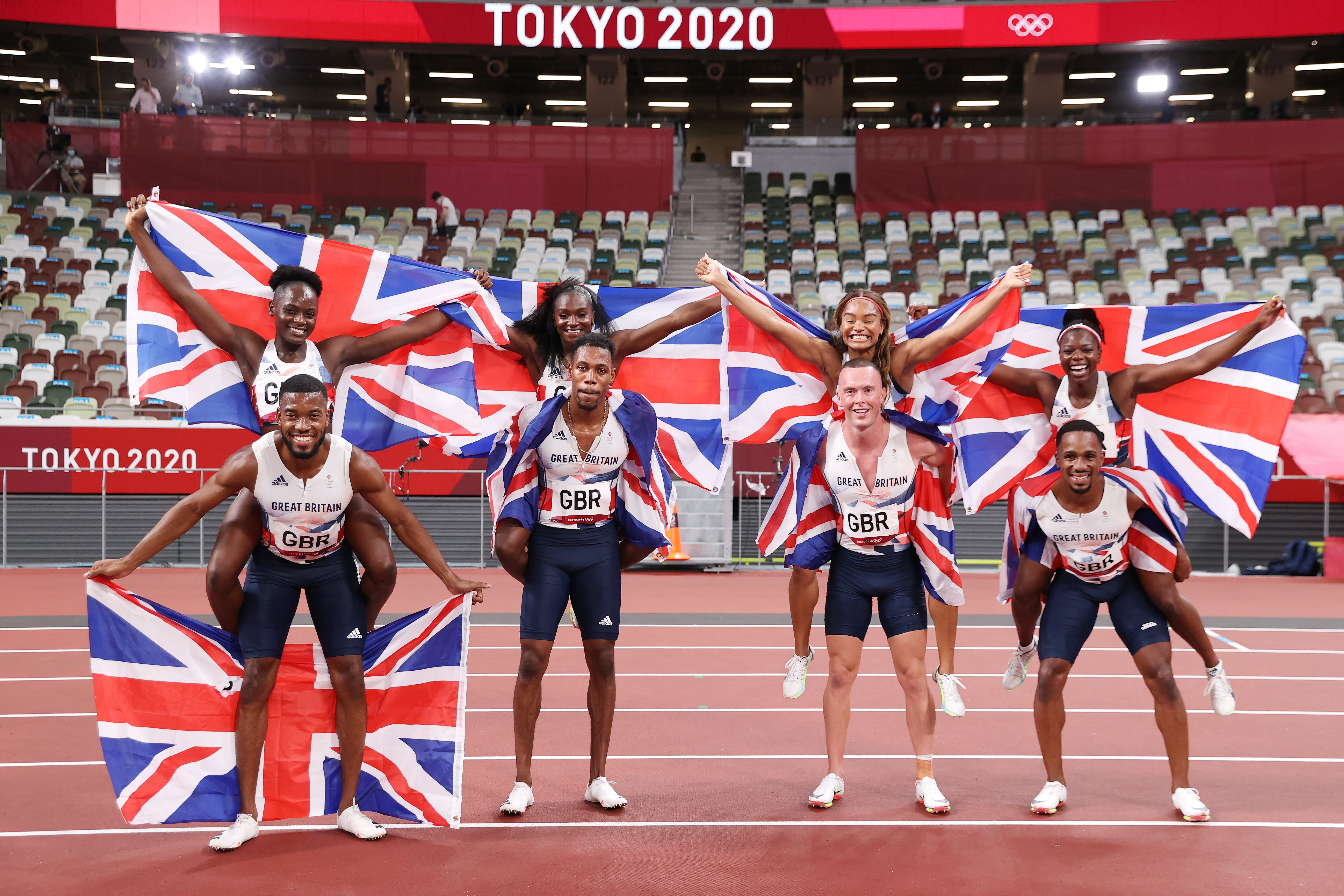 Silver In The Men's 4x100m Sees Team GB Do The Relay Double | Team GB