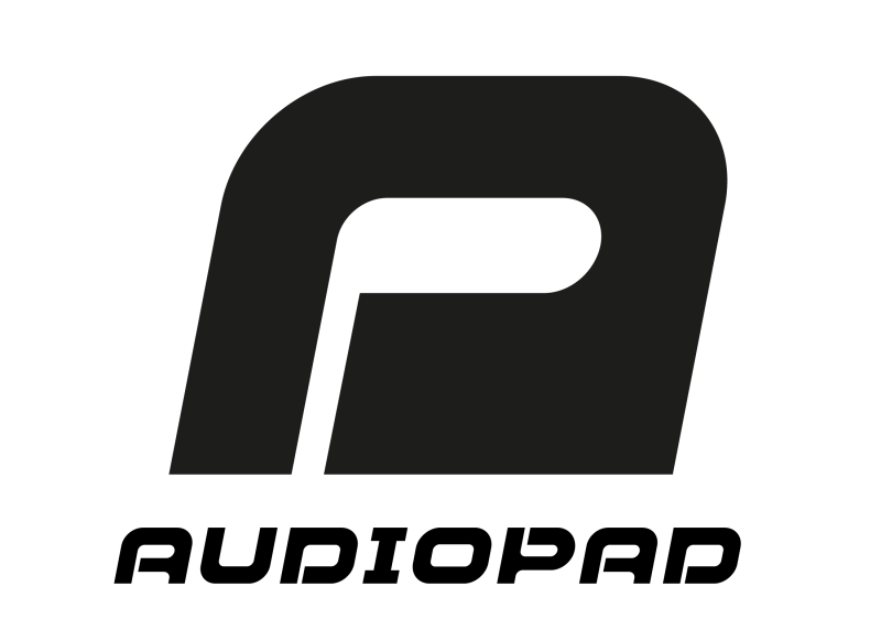 Audio Pad Logo with Text