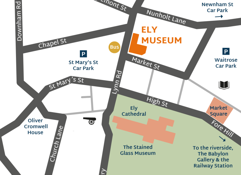 Ely Museum Map Detail