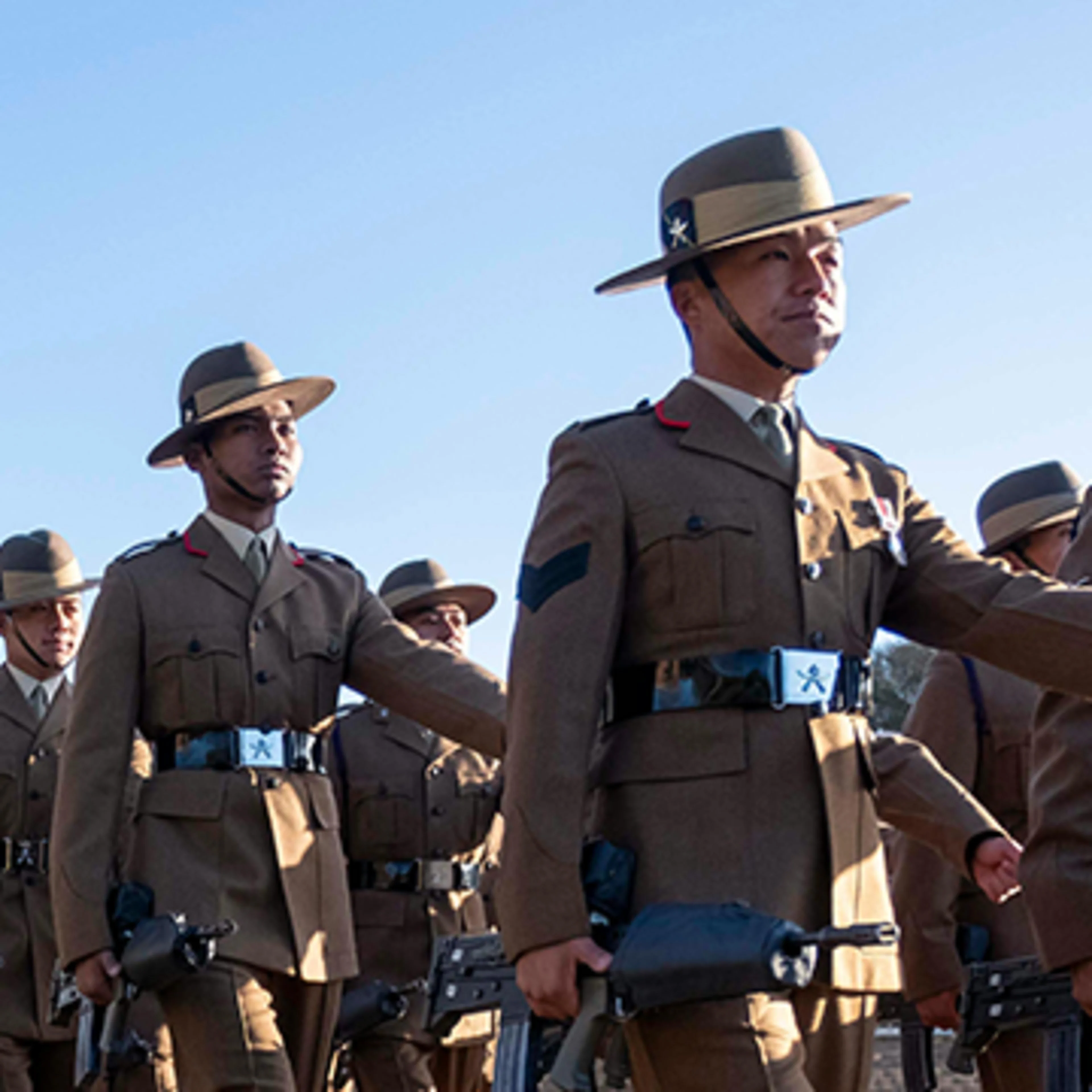 Khaki military uniforms Brown became popular as a military color from the mid 1800's.