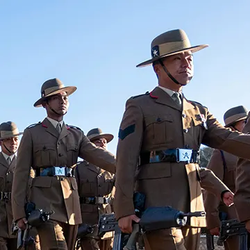 Brown became popular as a military color from the mid 1800's.