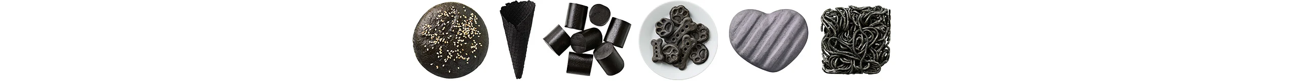 Black food line-up