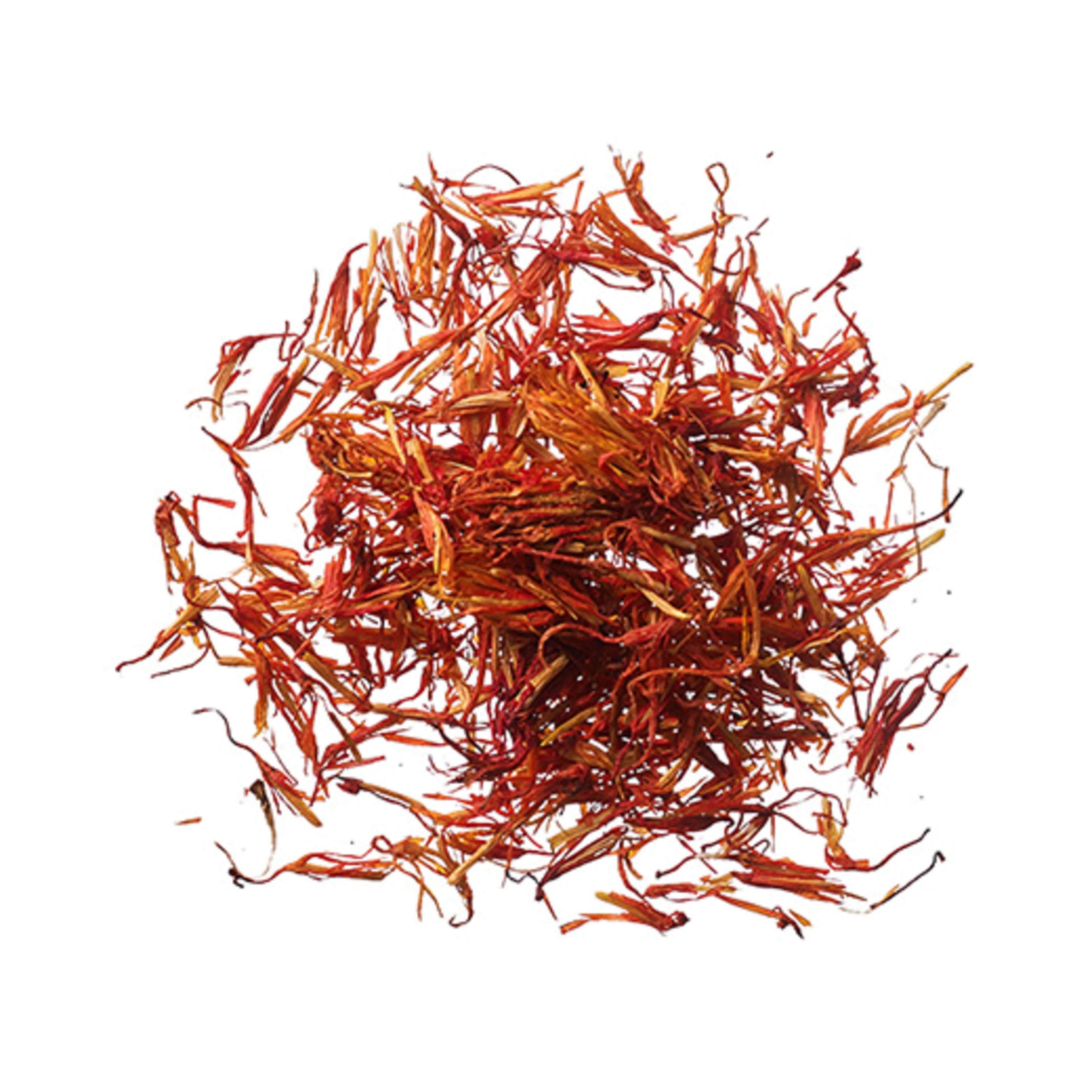 Dried safflower petals