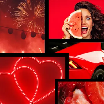 Red mean power, love, fun, danger and celebration