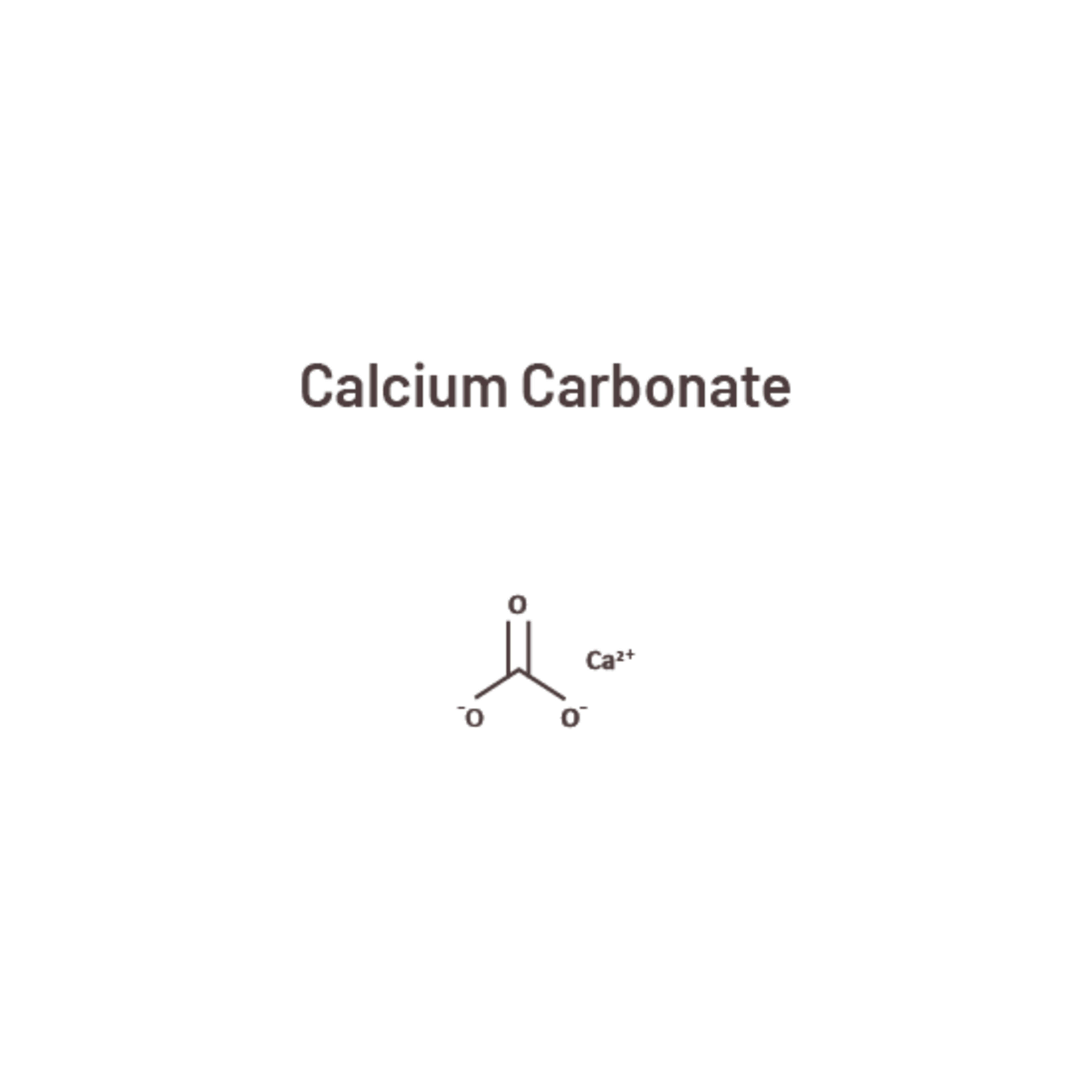 Calcium carbonate molecule