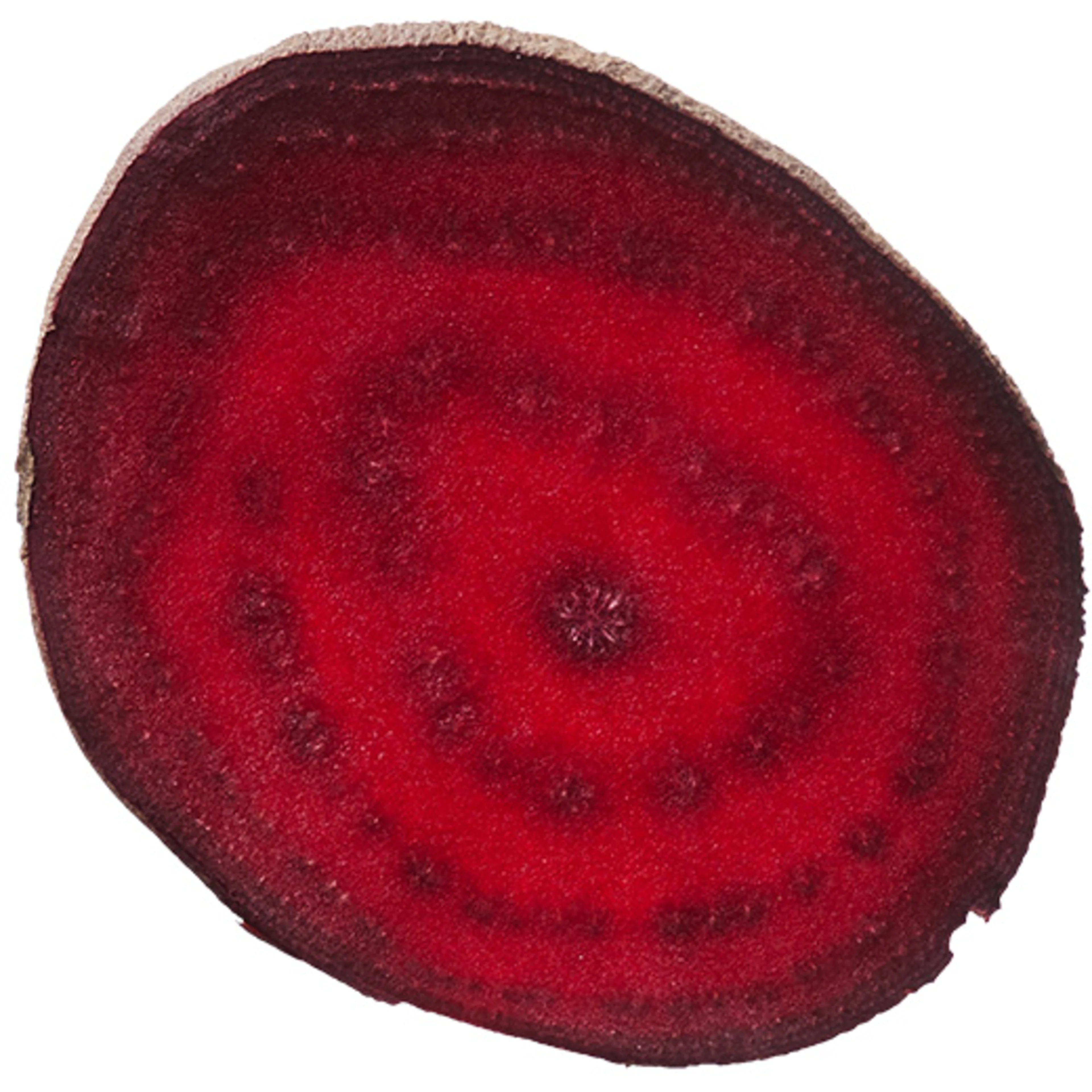 Red beet slice