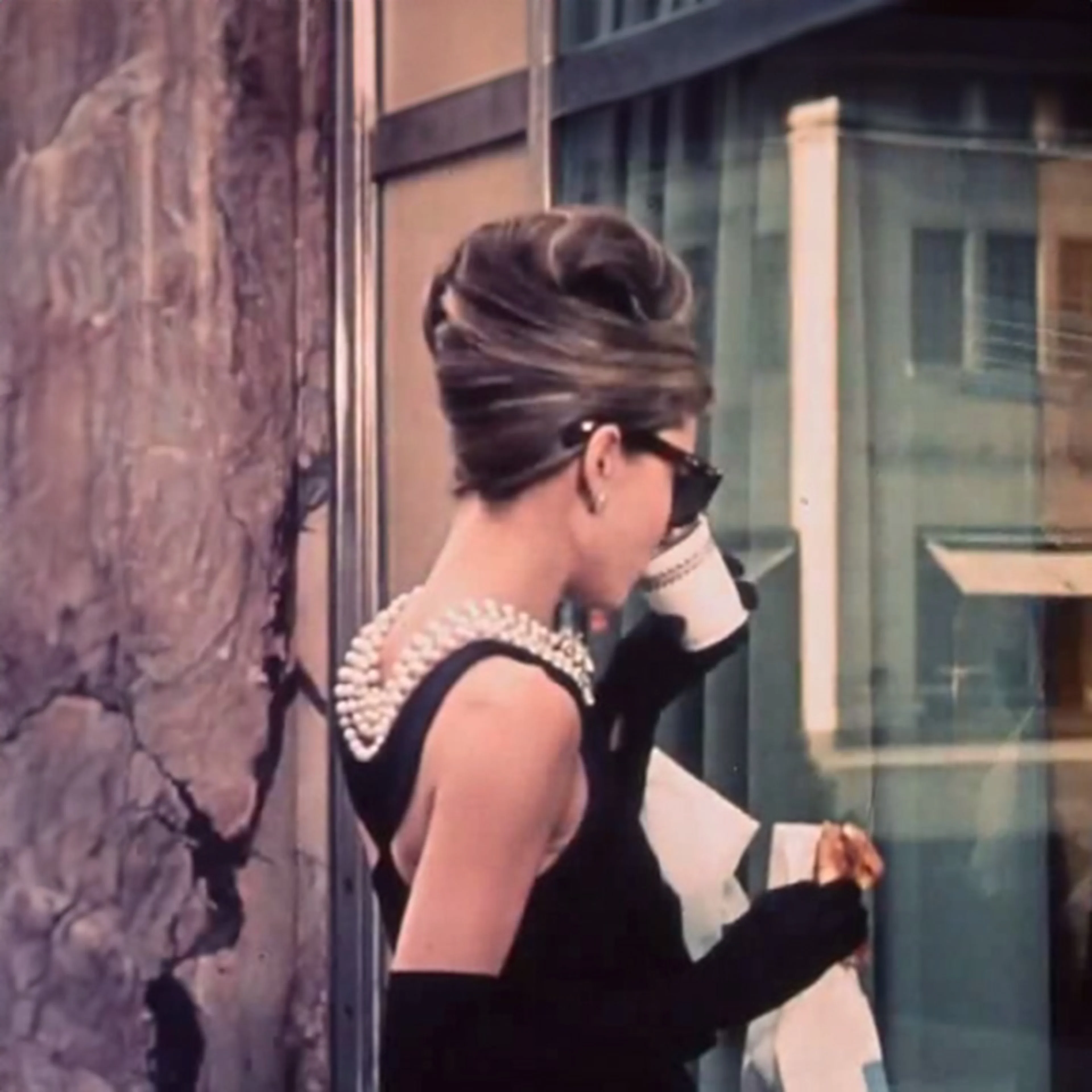 Little black dress from "Breakfast at Tiffany's" Screen shot from official trailer