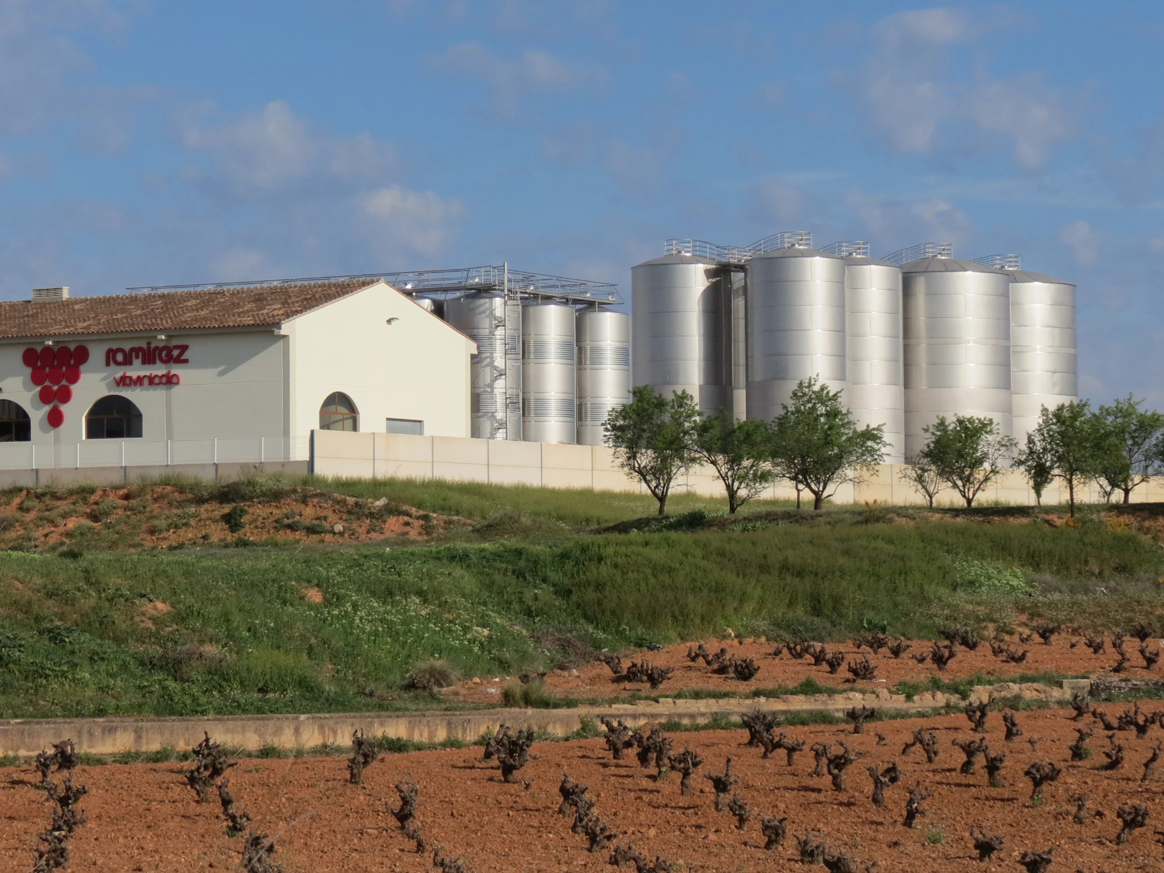 Grape juice processing plant
