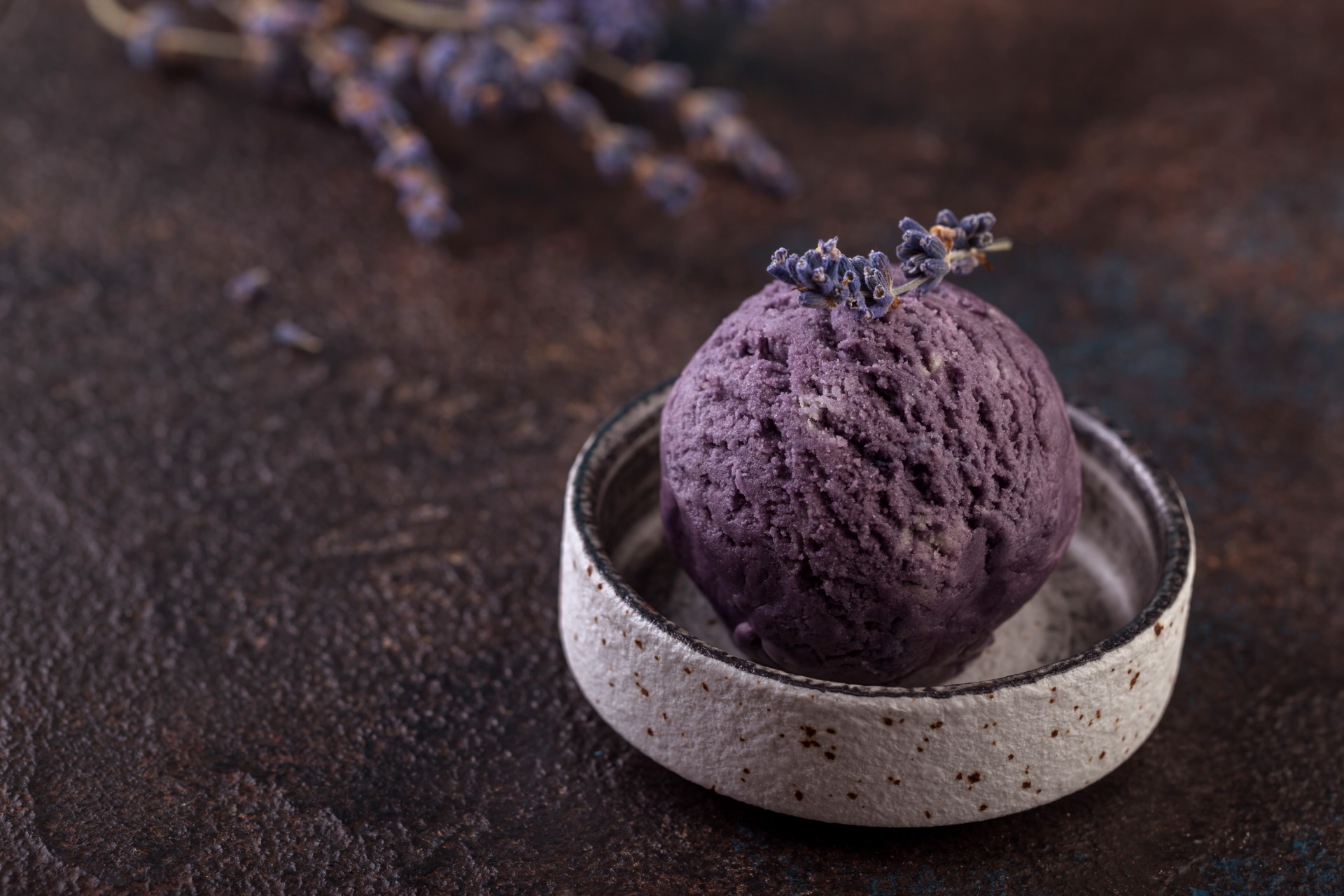 Purple ice cream