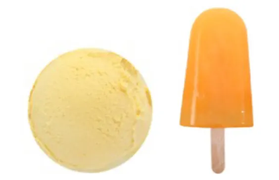 Food colored with norbixin from annatto