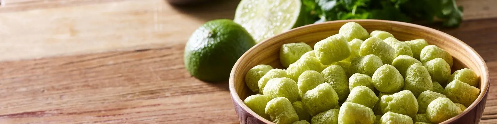 Oterra-naturally colored green snacks