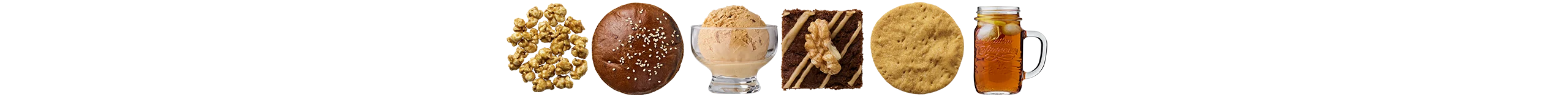 Brown food line-up
