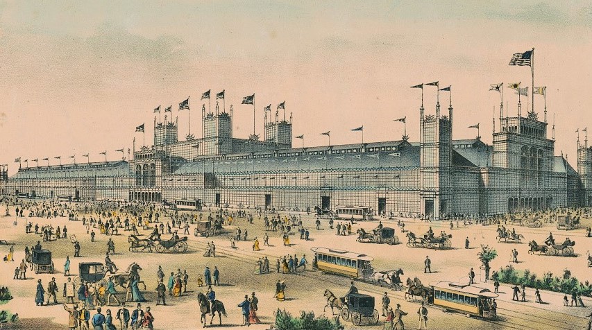 The world’s largest building at the time housed U.S. and international exhibits related to mining, metallurgy, science, and education