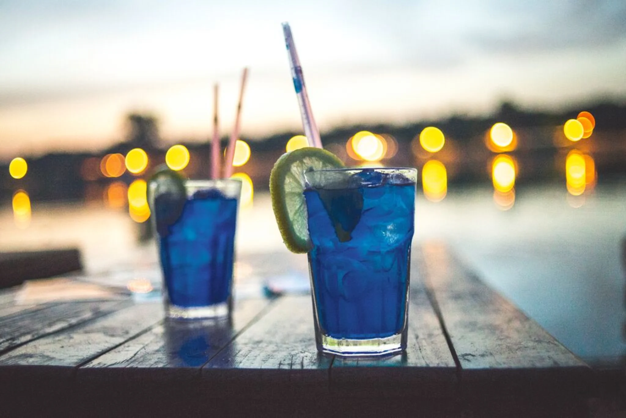 Indigo blue drinks Indigo blue drinks