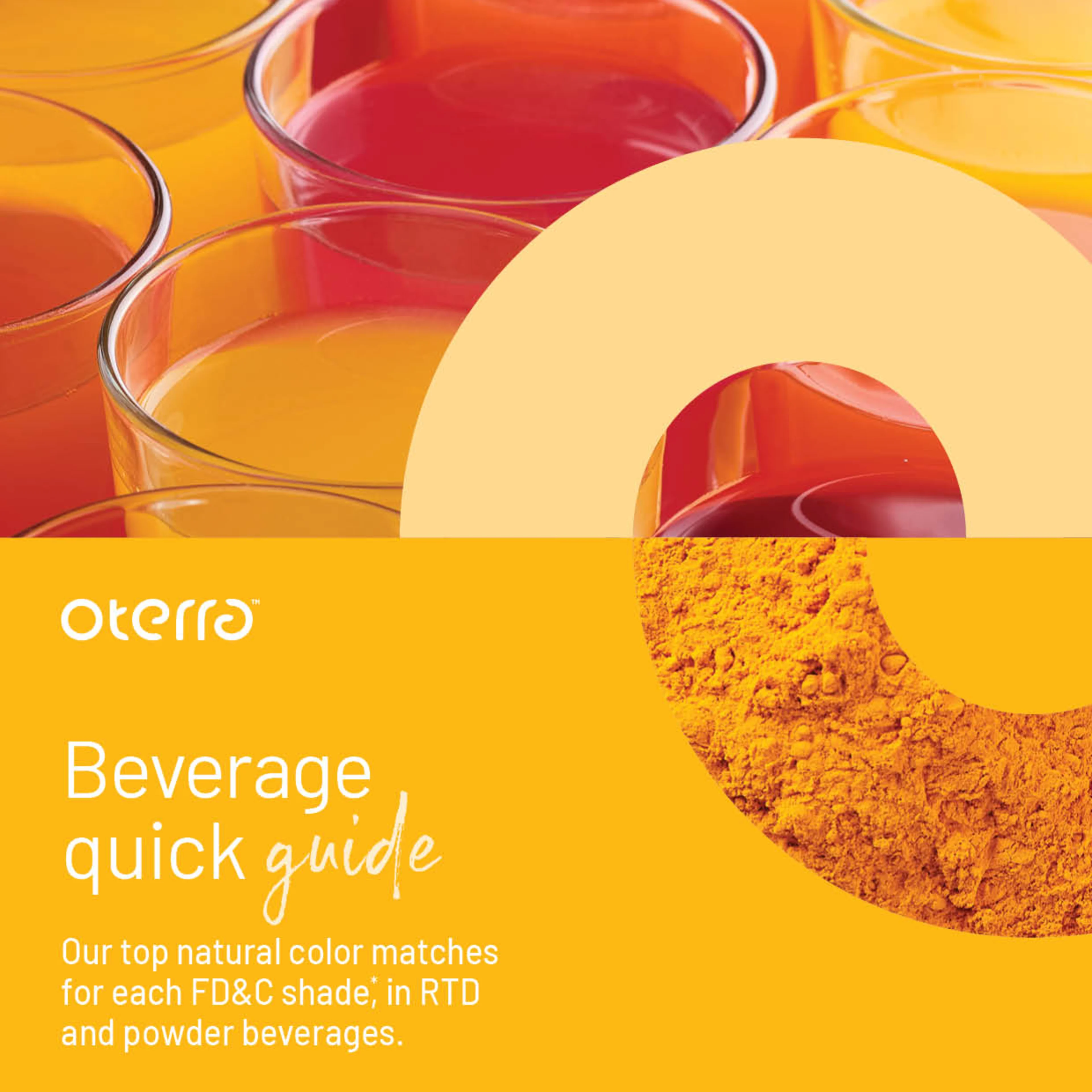 Oterra FD&C Beverage color guide A4 cover