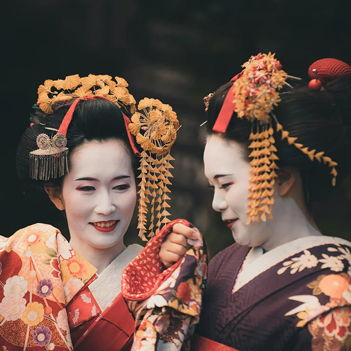 In Japan orange symbolizes love and happiness
