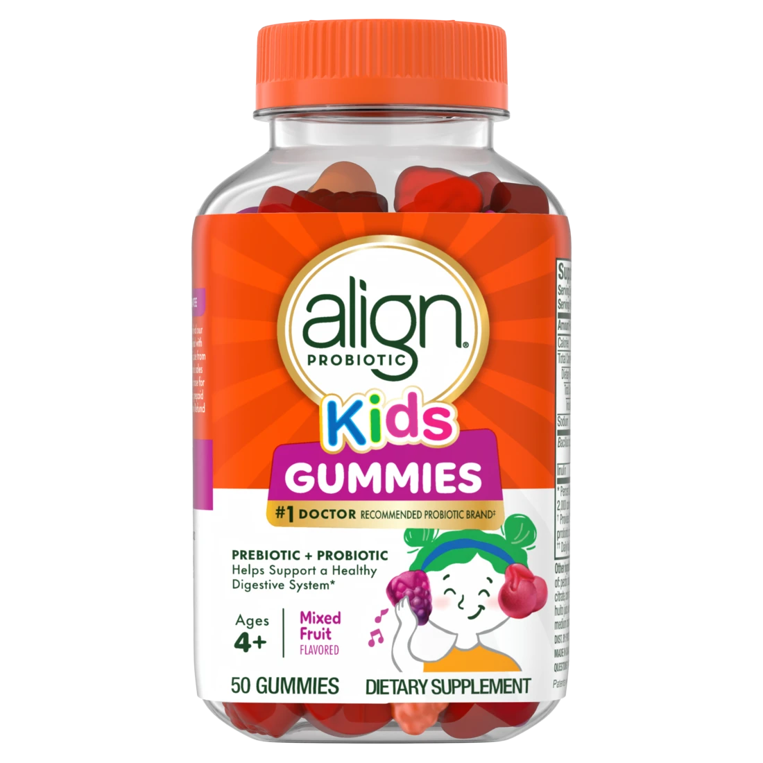 Align Kids Probiotic Supplement Gummies