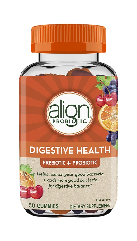 Align Digestive Health Prebiotic + Probiotic Supplement Gummies
