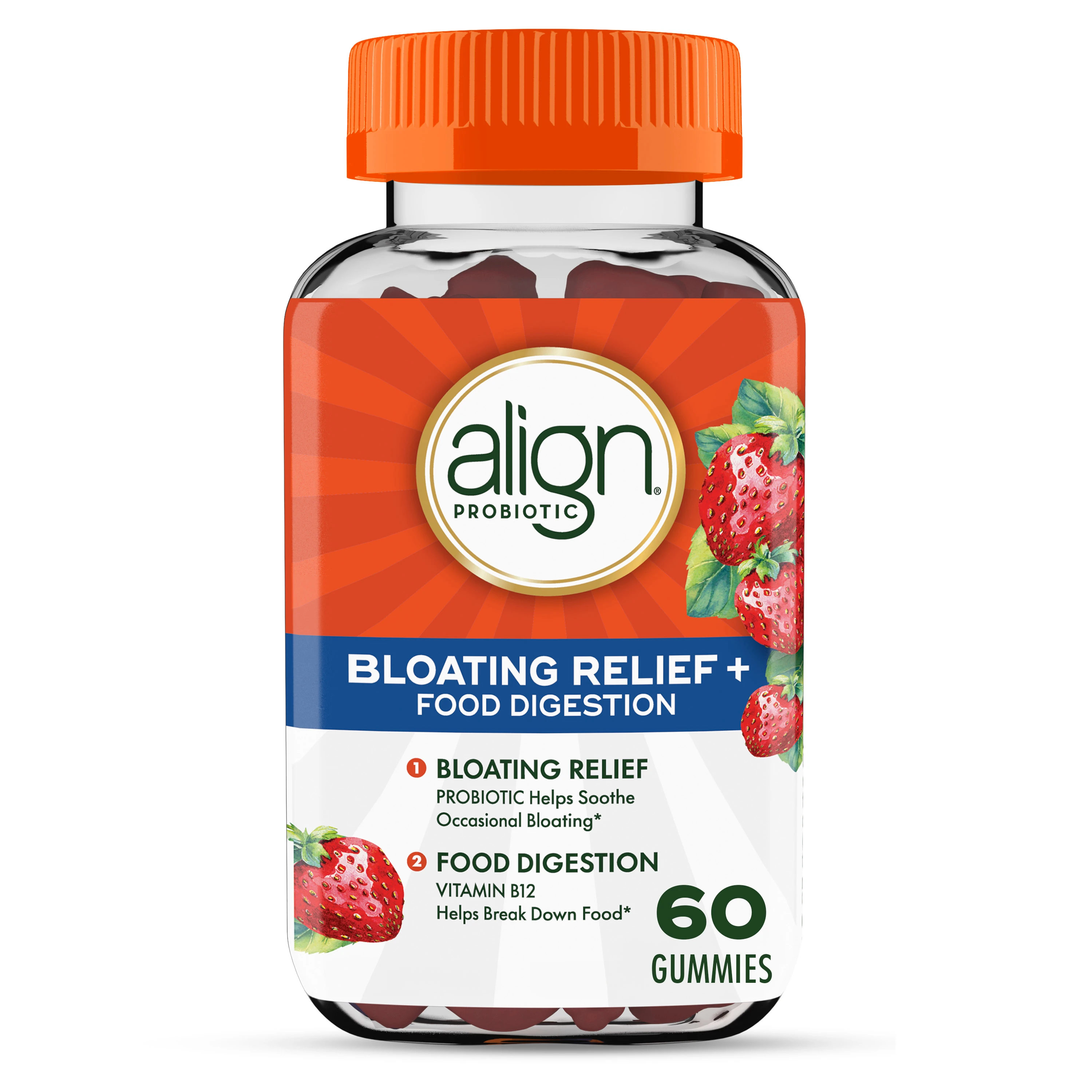 Align Bloating Relief + Food Digestion Gummies - Packshot