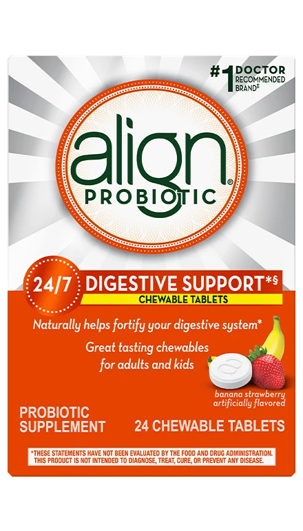 Align Probiotic Chewables for Adults Supplement | Align