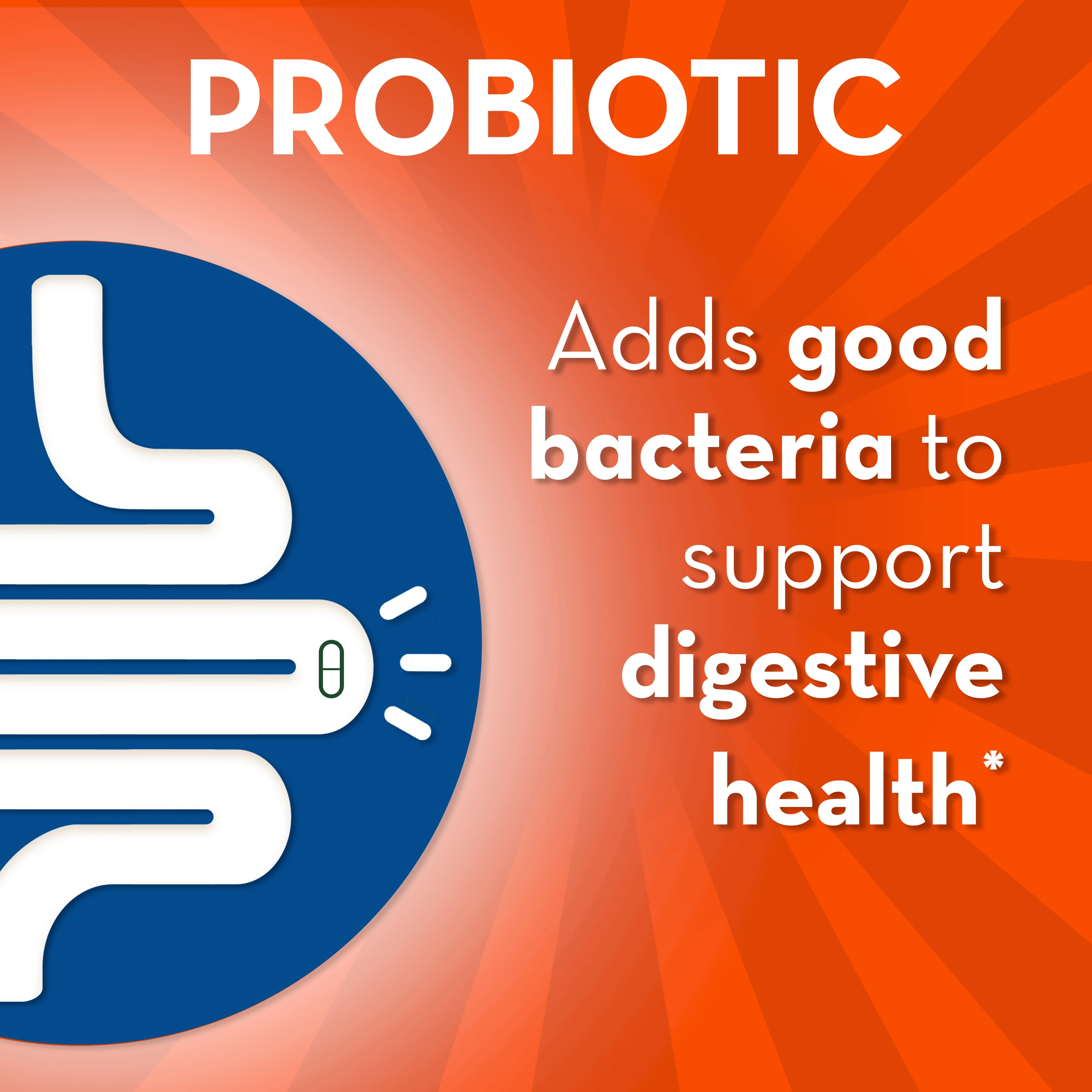 Align Probiotic Bloating Relief + Food Digestion Capsules