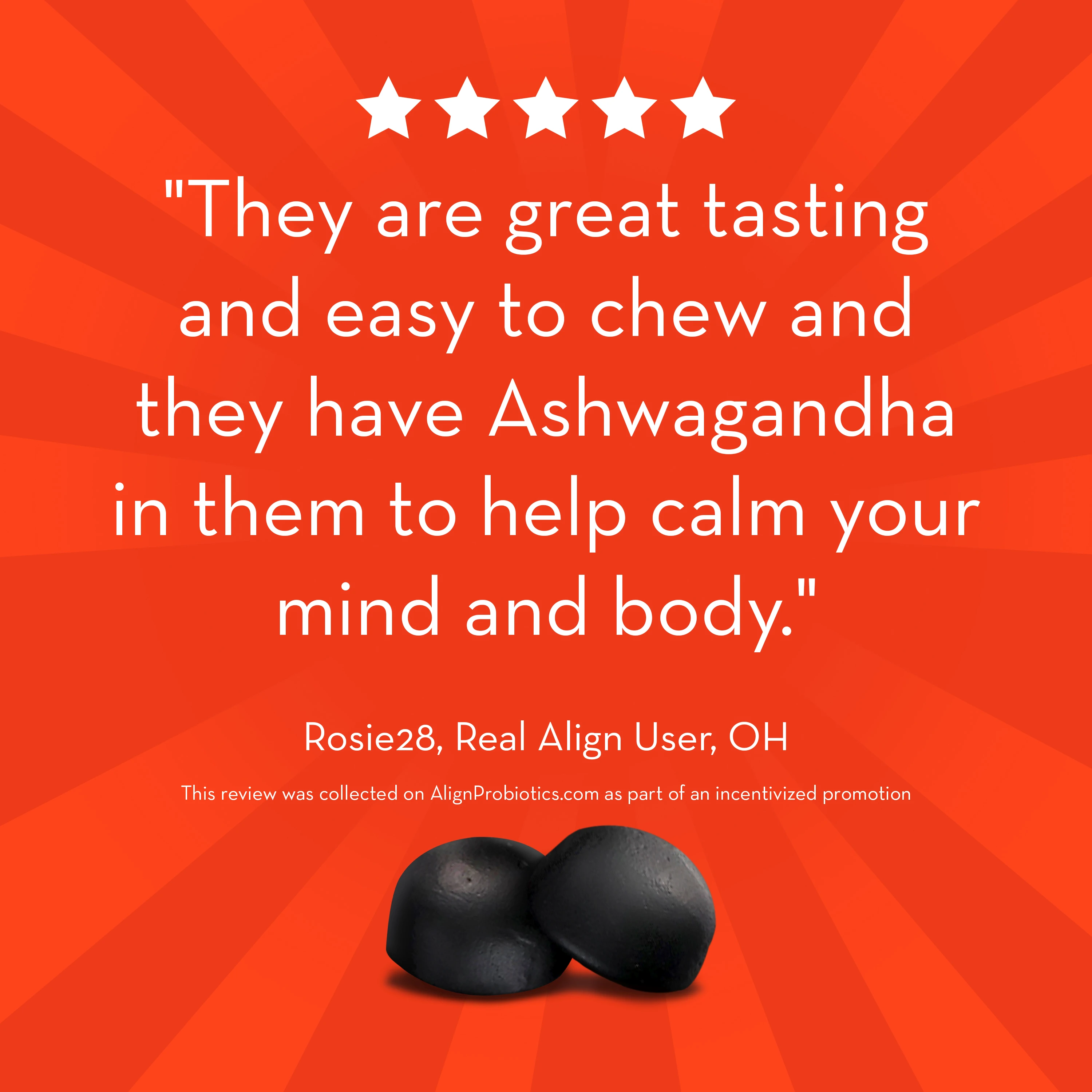 Align Digestive De-Stress Probiotic + Ashwagandha Gummies