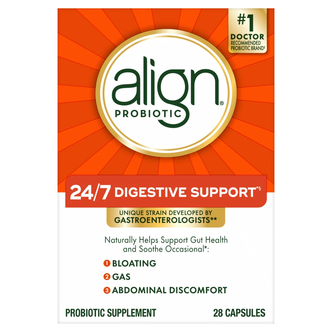 Align Probiotic 24/7 Digestive Support package.