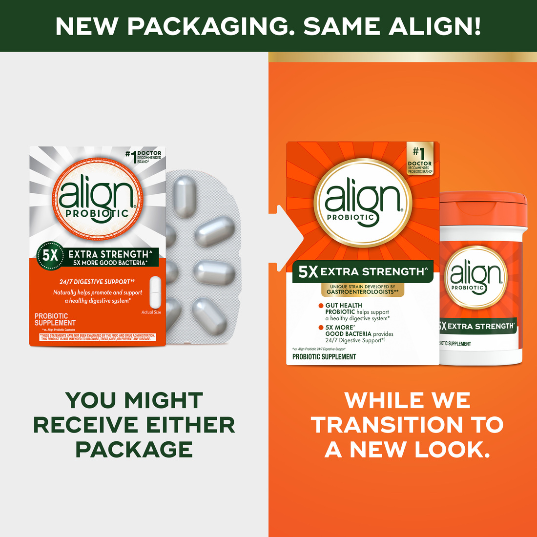 Align Extra Strength^ Probiotic Supplement | Align Probiotic