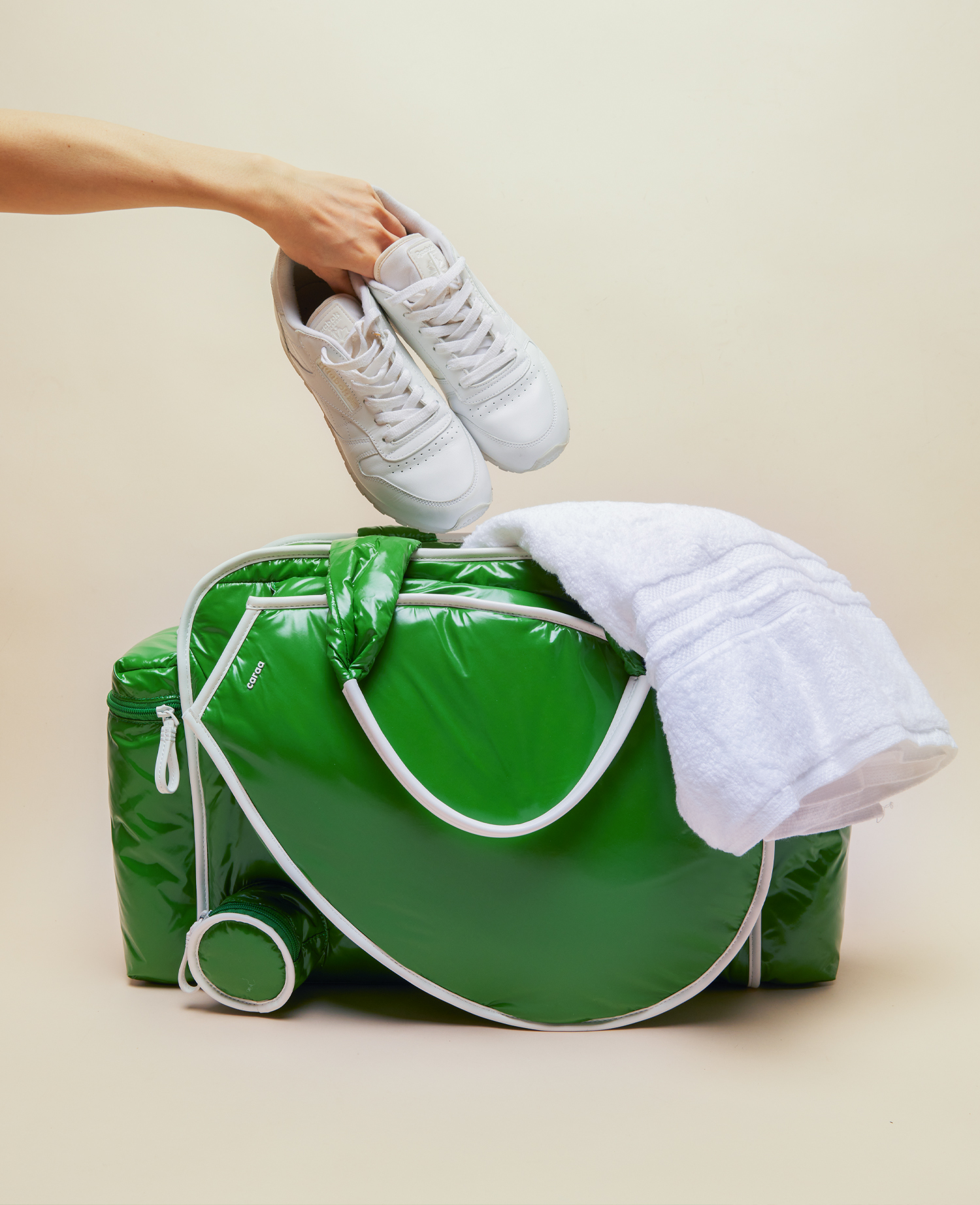 Caraa Tennis Duffel in Jade Ultralight Waterproof Nylon