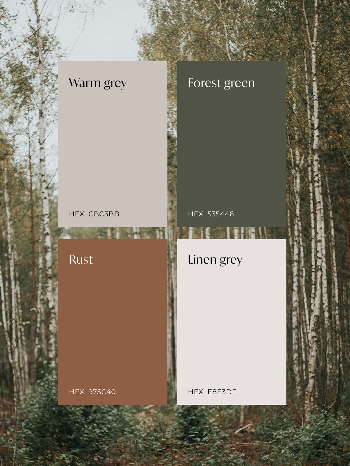 Brand colour scheme