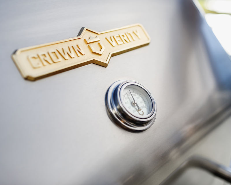 Crown Verity logo on dome 