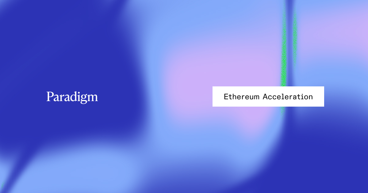 Ethereum Acceleration