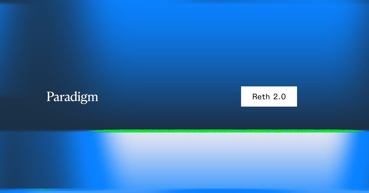 Sivhong Reth Releasing Reth 2.0!