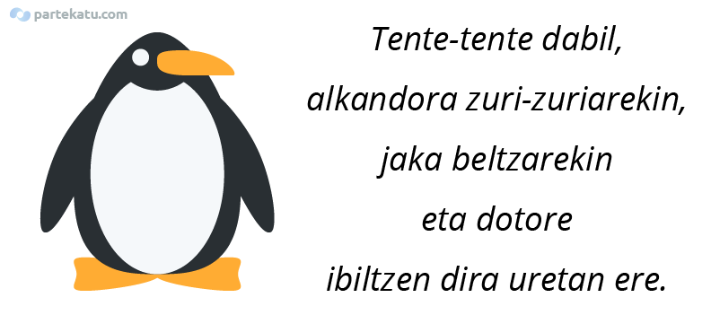 Ejemplo de adivinanza en euskera