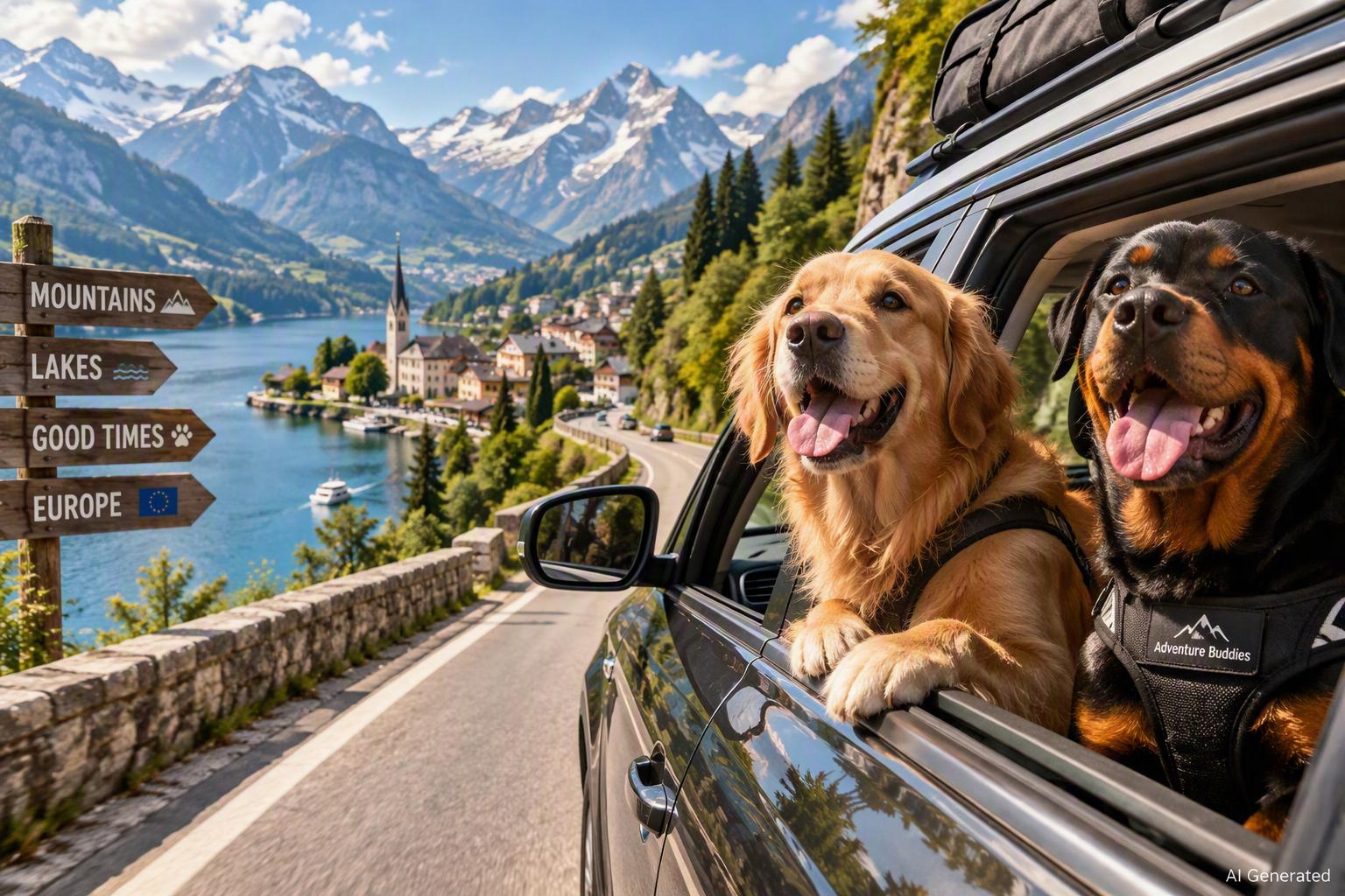Road Trips in Europe With Your Dog The Ultimate Pet-Friendly Adventure Guide Image