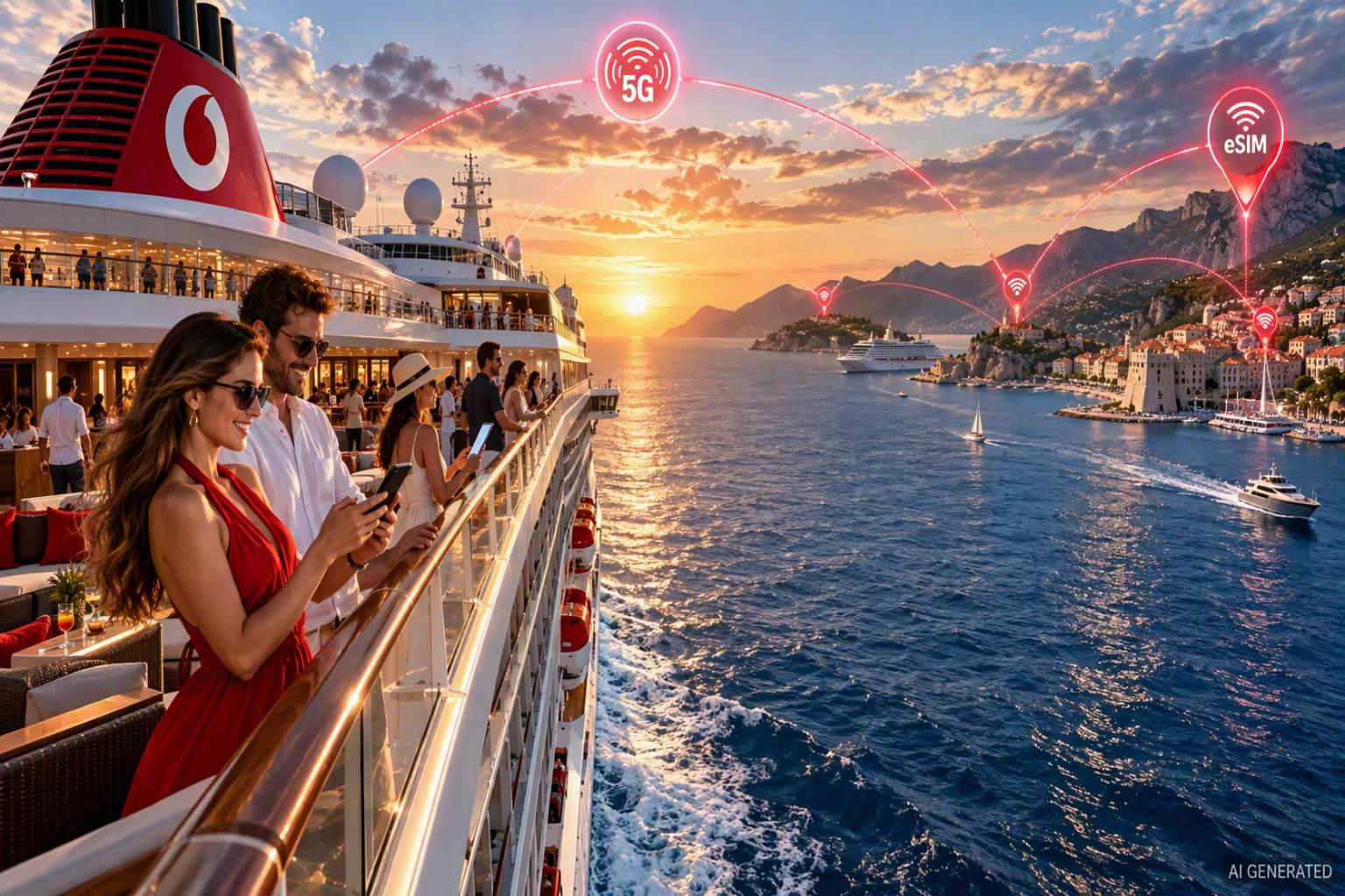 Can eSIMs Work on Cruise Ships A Complete Guide to Staying Connected at Sea Image
