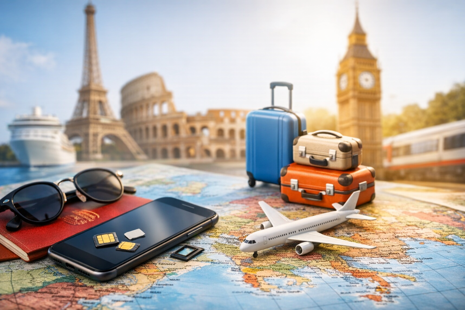 International SIM vs eSIM vs Roaming for Multi‑Country Trips: A Simple Decision Tree Image